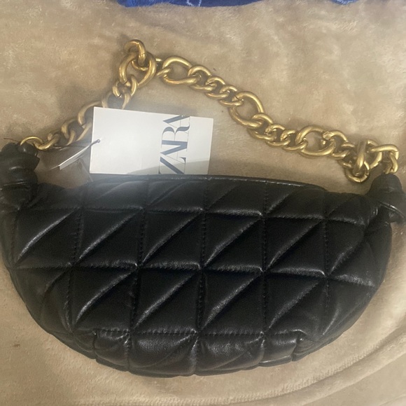Zara Bags Zara Chain Handled Quilted Leather Bag Poshmark